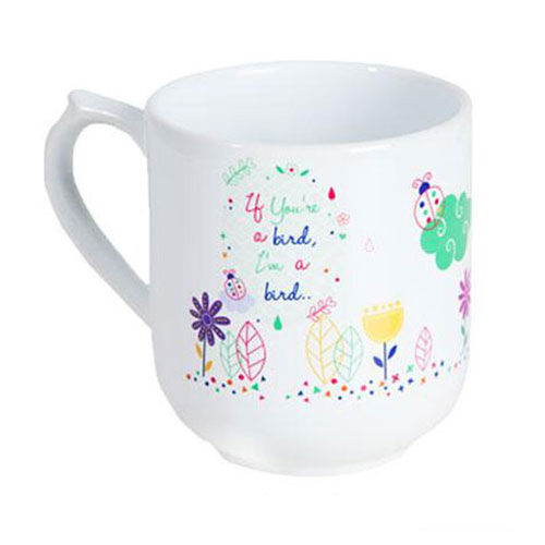 Sublimasyon Seramik Oval Beyaz Kupa - Kutulu - OFİSOMİ-S (1)