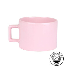 Sublimasyon Seramik Pembe Lüks Fincan - Kutulu - 3