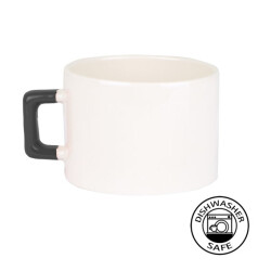 Sublimasyon Seramik Siyah Kulplu Lüks Fincan - Kutulu - 3