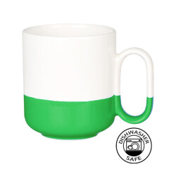 Sublimasyon Seramik Yeşil Joyful Kupa - Kutulu - 3