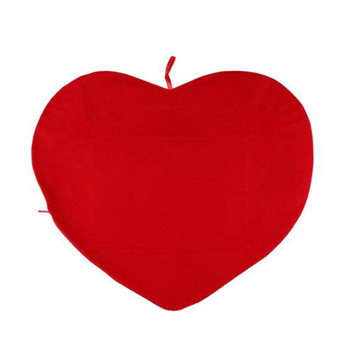 Sublimasyon Taraftar Kalp Yastık - Sarı Kırmızı - OFİSOMİ-S (1)