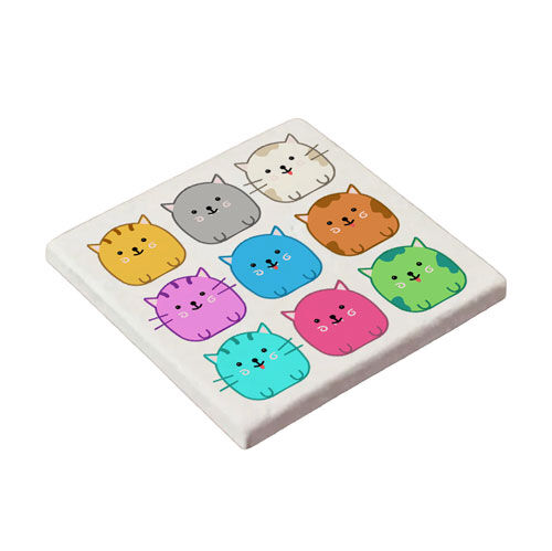 Sublimasyon Taş Bardak Altlığı 10x10 cm - Limra - OFİSOMİ-S (1)