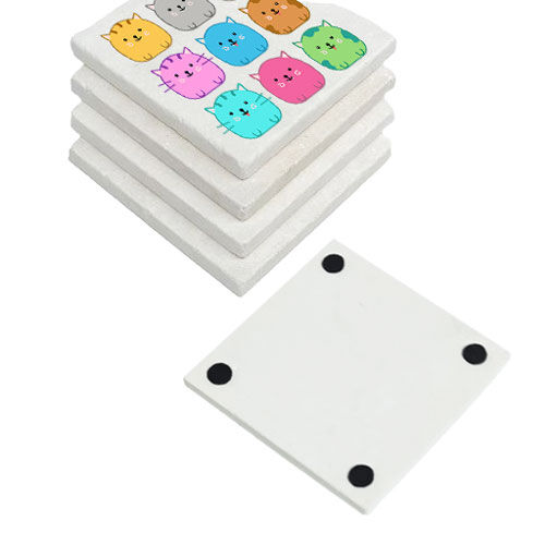 Sublimasyon Taş Bardak Altlığı 10x10 cm - Limra - 3