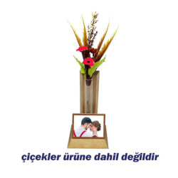 Sublimasyon TEK Fanuslu Ahşap Çerçeve - 1