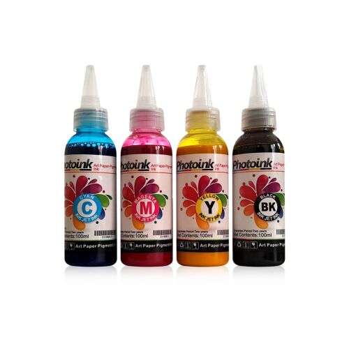 Süblimasyon-Transfer Baskı için 4x100ml Mürekkep Seti - 1