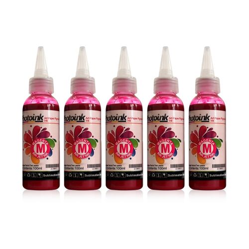 Süblimasyon-Transfer Baskı için 500ml Kırmızı Mürekkep - 1