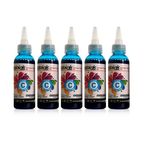 Süblimasyon-Transfer Baskı için 500ml Mavi Mürekkep - 1