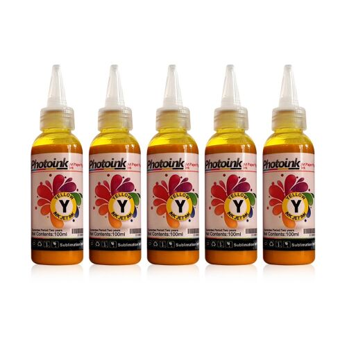 Süblimasyon-Transfer Baskı için 500ml Sarı Mürekkep - 1