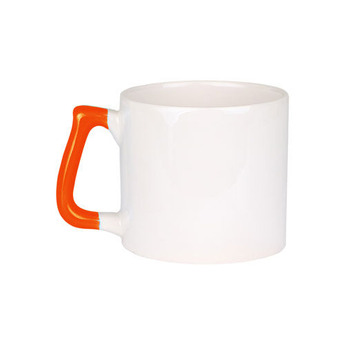 Sublimasyon Turuncu Kulplu Seramik Gala Kupa - Kutulu - OFİSOMİ-S