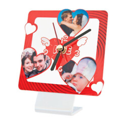 Sublimasyon YENİ FRP Kare Saat - 1