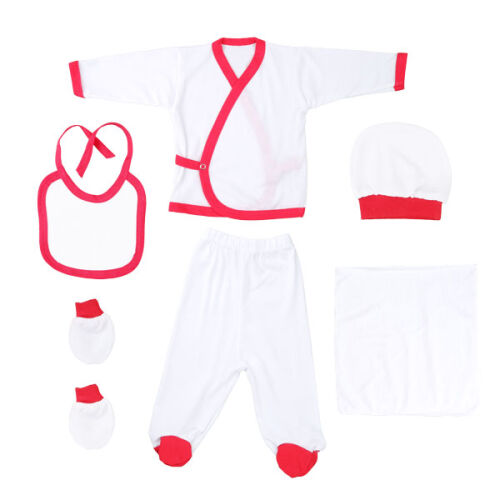 Sublimasyon Yenidoğan Hastane Çıkış Seti - Kırmızı - OFİSOMİ-S