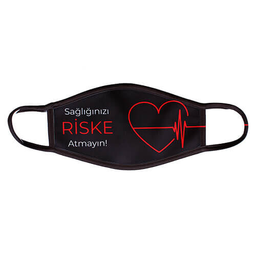 Sublimasyon Yıkanabilir Biyeli Yüz Koruyucu - Yetişkin - OFİSOMİ-S (1)