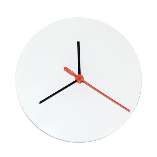 Sublimasyon Yuvarlak Cam Saat 18 cm - OFİSOMİ-S (1)