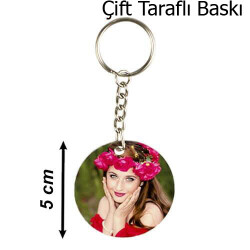 Sub.Yuvarlak Metal Anahtarlık 5 cm - 3