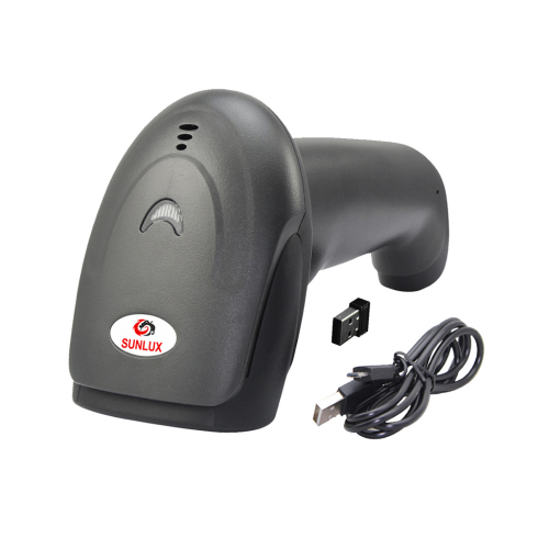SUNLUX XL-9309B, EL Tipi, Laser, WiFi, Bluetooth, Kablosuz, 300Metre, 1D, Barkod Okuyucu - Sunlux