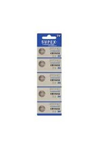 Supex CR1632-C5 3V Lityum Düğme Pil 5'li Paket - 1