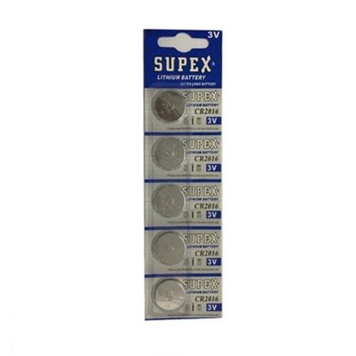 Supex Cr2016 3V Lityum 5Li Blister Pil - SUPEX