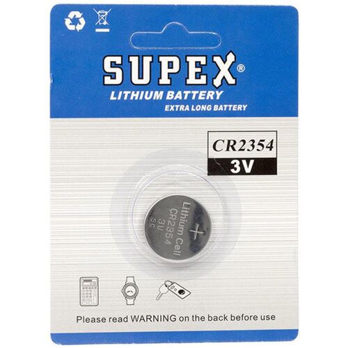 Supex CR2354 3V Lityum Tekli Paket Pil - 1