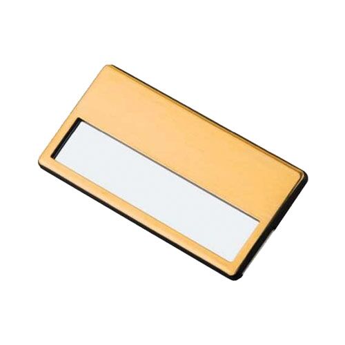 Sürgülü Metal Yaka İsimliği (altın) - OFİSOMİ-S