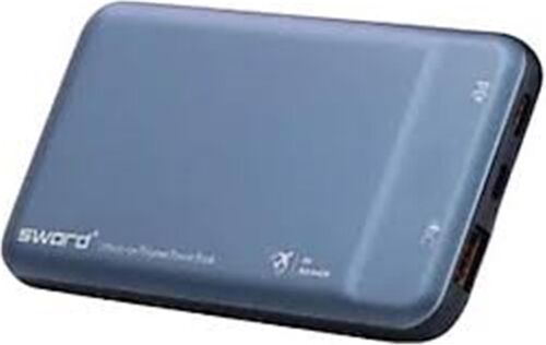 Sword 10F53 10.000mah Gray Hızlı Şarj Powerbank - SWORD