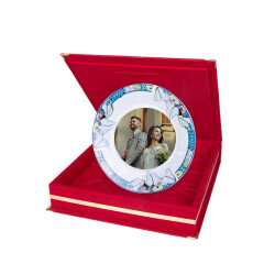 Tabak Plaket Kutusu - 23x23cm - 8
