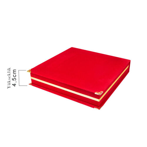 Tabak Plaket Kutusu - 23x23cm - 3