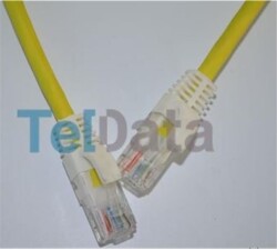 Teldata TLD-1000YS Cat6 10MT Sarı Utp Patch Kablo - 1