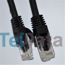 Teldata TLD-3000S Cat6 30MT Siyah Utp Patch Kablo - 1