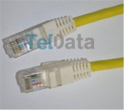 Teldata TLD-3000YS Cat6 30MT Sarı Utp Patch Kablo - 1