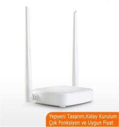 Tenda N301 300 Mbps 4 Port Router 2 Anten - 1