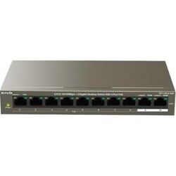 Tenda TEF1110P-8-63W 10 Port 8 Port Poe+ 10-100 + 2 Port 10-100 Switch - 1