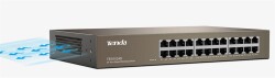 Tenda TEG1024D 24 Port 10-100-1000 Mbps Switch Çelik Kasa Rack Mount - 1