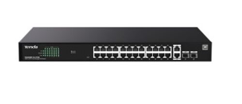 Tenda TEG2228P-24-410W 24 Port 10-100-1000 + 2 Port SFP + 2 Port Uplink Cloud Yönetilebilir - TENDA
