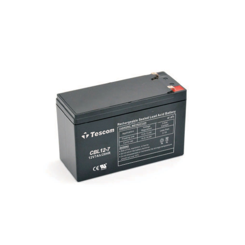 TESCOM Combatt, CBL12-7, 12V 7Ah, Bakımsız, Kuru Akü. UPS için Uygundur. (100012589) - Tescom