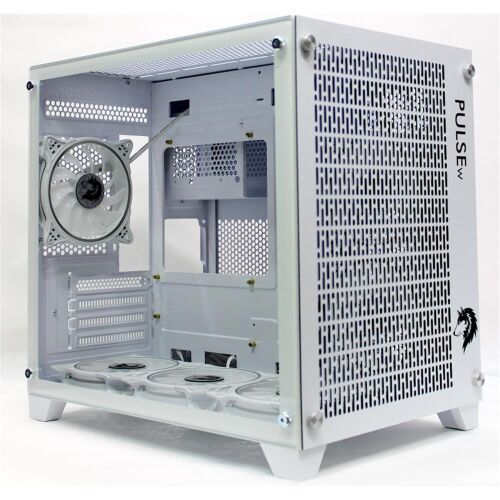 Tiranozor Ti-Game Pulse-W 6 Rgb Fan Beyaz Mesh Gamıng Kasa Power Yok - TIRANOZOR