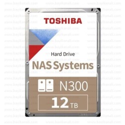 Toshiba 12TB N300 7200RPM 256MB Cache Sata 3 HDWG21CUZSVA NAS Disk - 1