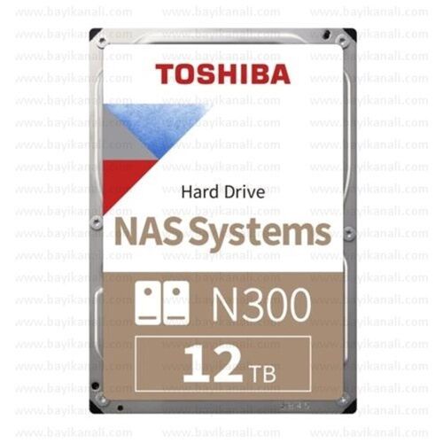 Toshiba 12TB N300 7200RPM 256MB Cache Sata 3 HDWG21CUZSVA NAS Disk - 1