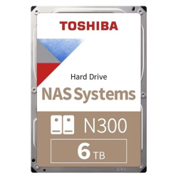 TOSHIBA N300, MN10ADA600S, 3.5", 6TB, 512Mb 7200 Rpm, SATA3, 7/24 NAS, SERVER, HDD (Türkiye Distribütörü Garantili) - 1
