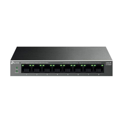 Tp-Link LS108GP 10-100-1000 Mbps 8 Port Poe+ Switch Metal Kasa - TP-LINK