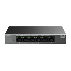 Tp-Link LS109P 9 Port 10-100 Mbps 8 Port Poe+ 10-100 Mbps Switch Metal Kasa - 1