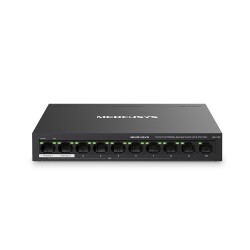 Tp-Link Mercusys MS110P 8 Port 10-100 Mbps Poe+ 2 Port 10-100 Switch Metal Kasa - 1