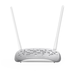 TP-LINK TD-W9950, 4 Port, 2.4Ghz Wifi, 300Mbps, 2xAnten, VDSL2, ADSL2 MODEM - 1