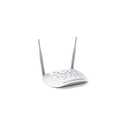 TP-LINK TD-W9970, V4.0 4 Port, 2.4Ghz Wifi, 300Mbps, 2xAnten, VDSL2, ADSL2+ MODEM - 1