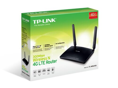 Tp-Link TL-MR6400 300 Mbps 4 Port 4G Kablosuz Router Sim Kartlı - 1