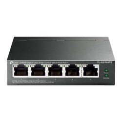 Tp-Link TL-SG105PE 5 Port 4 Port Poe+ 10-100-1000 Mbps Easy Smart Switch Çelik Kasa - 1