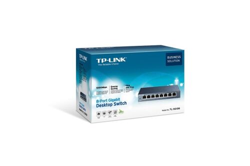 Tp-Link TL-SG108 8 Port 10-100-1000 Mbps Switch Çelik Kasa - TP-LINK (1)