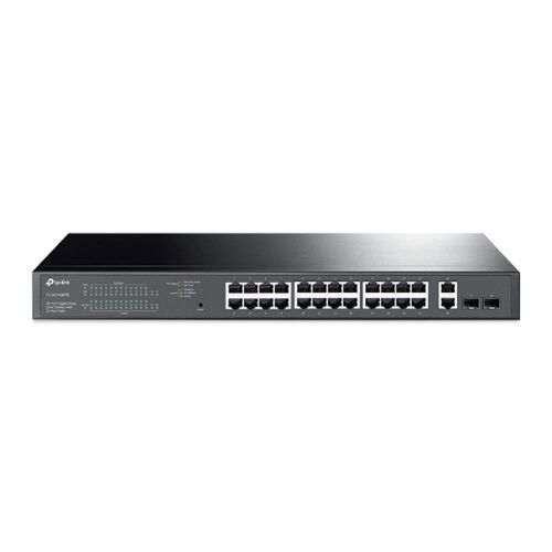 Tp-Link TL-SG1428PE 24 Port 10-100-1000 Poe+ Switch 2 Port SFP Çelik Kasa Rack Mount - 1