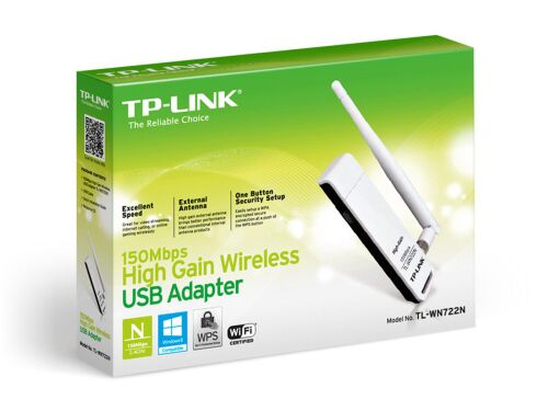 Tp-Link TL-WN722N 150 Mbps Antenli Kablosuz USB Adaptör - 2