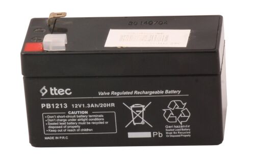 Ttec 12V 1.3AH Bakımsız Kuru Akü - TTEC PLUS