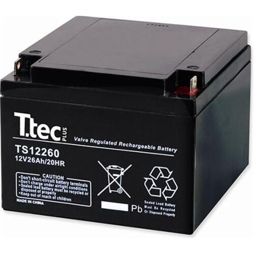 Ttec 12V 26A Bakımsız Kuru Akü - TTEC PLUS